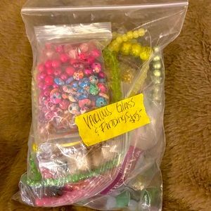 Various Glass Beads & Findings